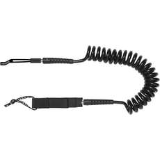 Mystic Wingfoil Board Coiled Waist Leash - Schwarz 230296