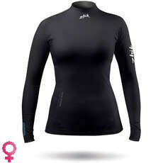 Zhik Womens Eco Spandex Rash Guard Long Sleeve - Black Dtp-0063