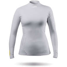 Zhik Womens Eco Spandex Rash Guard Langarm - Platinum Dtp-0063