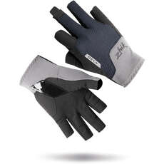 Zhik Deck Short Finger Sailing Gloves  - Gris Glv-0011