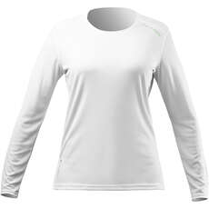 Zhik Womens Uvactive Long Sleeve Quick Dry Uv50+ Top - White Atp-0075