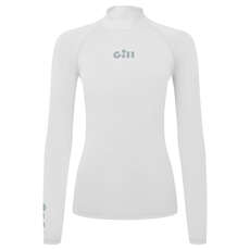 Gill Damen Zenzero Rash Vest Langarm – Weiß – 5109W