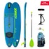 Jobe Leona 10.6 Aero Aufblasbares Sup-Paket 2024 - Blaugrün