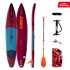 Jobe Neva 12.6 Aufblasbares Sup-Paddelboard-Paket 2024 - Burgund