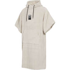 Mystic Jacquard-Baumwoll-Poncho-Robe  – Off White 240416