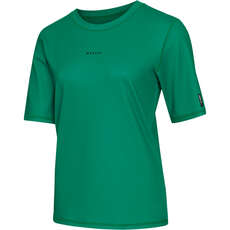 Mystic Womens Solstice Short-Sleeve Rashvest  -Green 240172