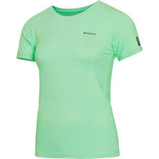 Mystic Womens Star Short-Sleeve Rashvest  - Limette