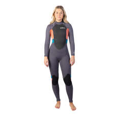 Combinaison Intégrale Gul Response 3/2 Mm Flatlock Pour Femme - Gris/corail Re1319