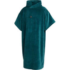 Mystic Cord-Poncho-Robe  - Blaugrün