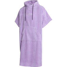 Mystic Jaquard-Poncho-Bademantel Aus Baumwolle  - Pink/lila