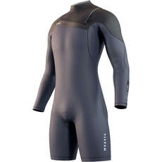 Mystic Star 3/2 Chest-Zip Longarm Shorty Neoprenanzug  - Navy 250023