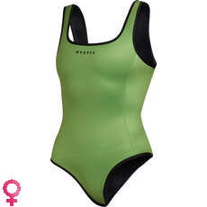 Mystic Damen Lunar Neopren-Badeanzug - Soft Green 240220