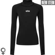Gill Damen Hydrophobe Thermoshirt  - Schwarz