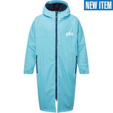 Gill Aqua Parka Poncho / Robe  - Marineblau