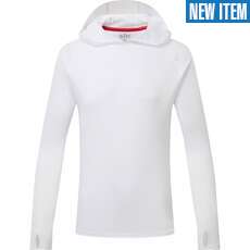 Gill Herren Uv Tec Kapuzenpullover - Weiß Uv016