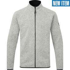 Gill Strickfleecejacke  - Graumeliert