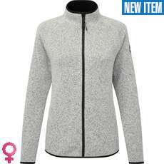 Gill Damen Strickfleece  - Graumeliert