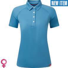 Gill Damen Uv Tec Polo  - Seascape Blue