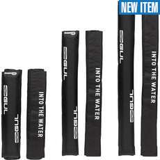 Gul Aero Dachgepäckträgerpolster - Schwarz (Paar)