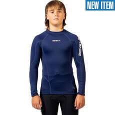 Gul Junior Langarm-Rashguard  - Blau