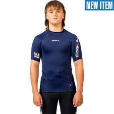 Gul Junior Kurzarm-Rashguard  - Blau Rg0341