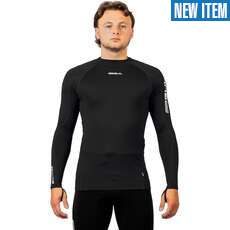 Gul Langarm-Rashguard  - Schwarz Rg0339