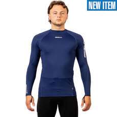 Gul Langarm-Rashguard  - Blau Rg0339