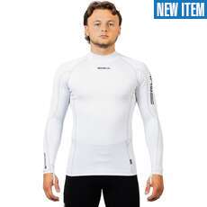 Gul Langarm-Rashguard  - Weiß Rg0339