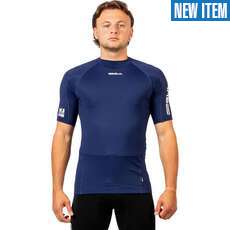 Gul Kurzarm-Rashguard  - Marineblau Rg0338