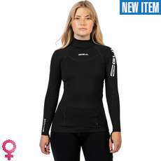 Gul Damen Langarm-Rashguard  - Schwarz