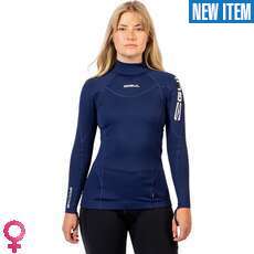 Gul Damen Langarm-Rashguard  - Blau