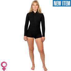 Gul Damen Luna7 Yulex 2Mm Boyleg Springsuit Neoprenanzug  - Schwarz La4305