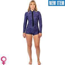 Gul Womens Luna7 Yulex 2mm Boyleg Springsuit Wetsuit  - Tiebird/Black