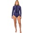 Gul Damen Luna7 Yulex 2Mm Springsuit Neoprenanzug 2026 - Tiebird/Schwarz La4304
