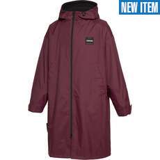 Mystic Explore Lw Robe Poncho 2026 - Oxblood Red 260505