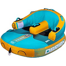 OBrien Barca Gommone trainabile per 2 persone  - Verde acqua/Arancione