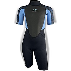 Sola Junior Storm 3/2Mm Shorty Neoprenanzug - Blue Steel