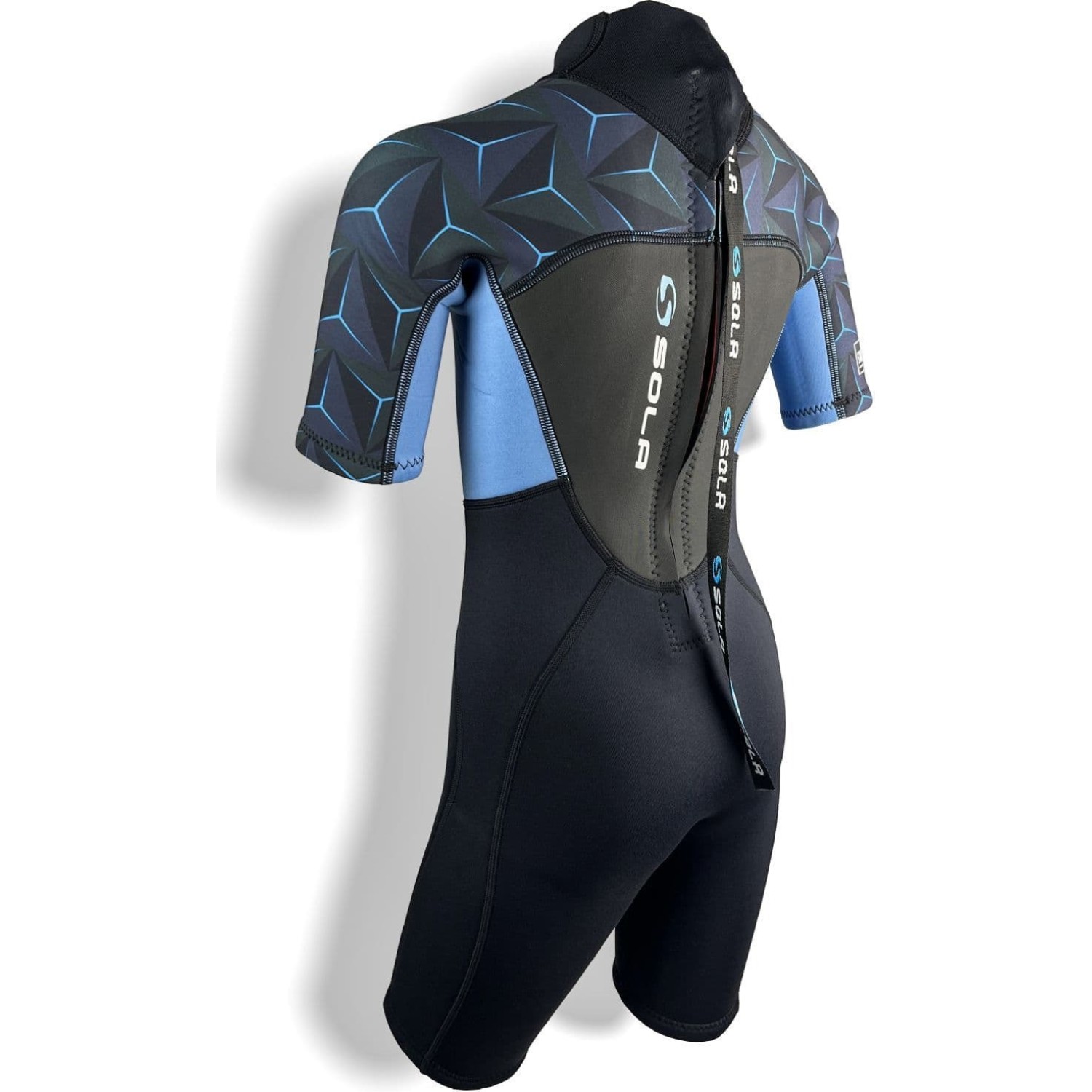 Sola Junior Storm 3/2Mm Shorty Neoprenanzug - Blue Steel A1723