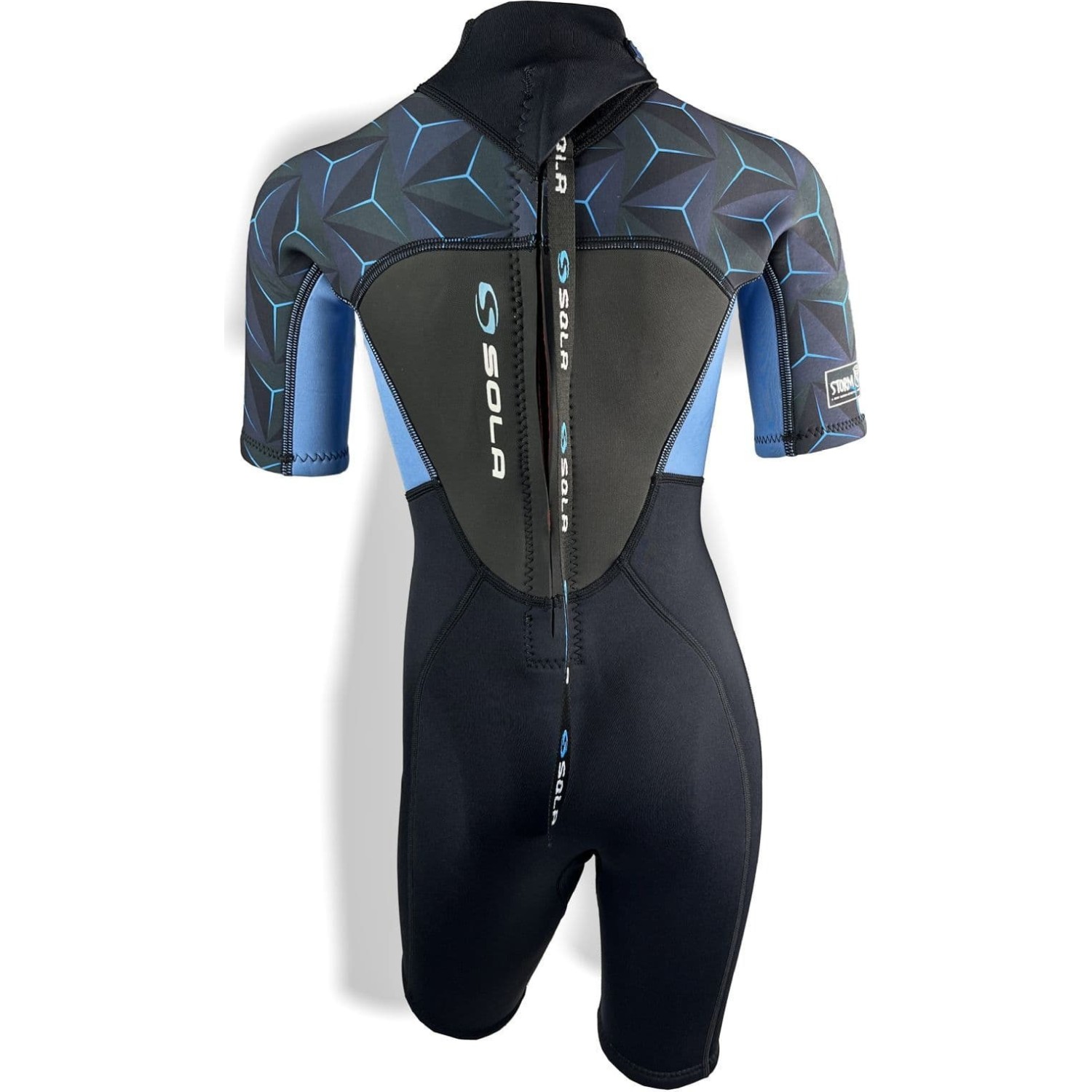 Sola Junior Storm 3/2Mm Shorty Neoprenanzug - Blue Steel A1723