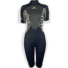 Sola Damen Ignite 3/2Mm Shorty Neoprenanzug  - Jaguar