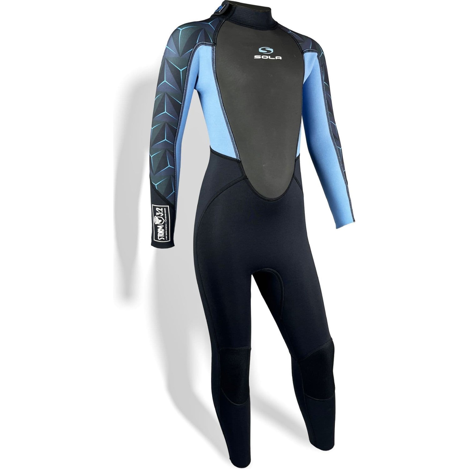 Combinaison Intégrale Sola Junior Storm 3/2 Mm - Bleu Acier
