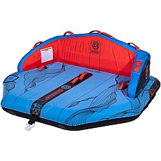 Tubo gonfiabile trainabile OBrien Specter per 2 persone, modello  - Blu/Rosso
