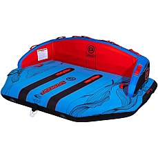 Tubo gonfiabile trainabile OBrien Specter per 3 persone, modello  - Blu/Rosso