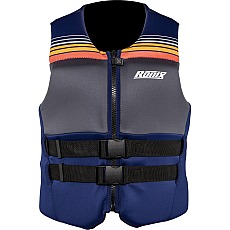 Ronix Standard Fit Realm Cga Impact Vest  - Navy/Grey/Sunrise