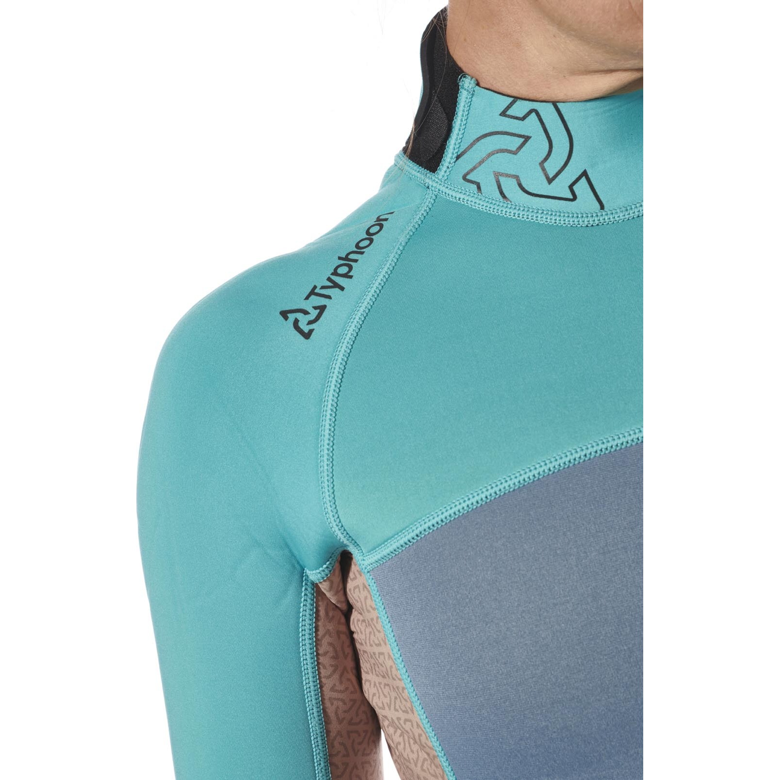 Typhoon Damen Essential 3/2 Mm Neoprenanzug Mit Rückenreißverschluss 2027 - Azurblau/Nimbus