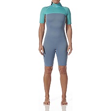 Typhoon Damen Essential 3/2Mm Shorty Neoprenanzug - Azurblau/Nimbus Typhoon Damen Essential 3/2Mm Shorty Neoprenanzug - Azurblau/Nimbus