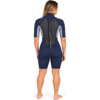 Typhoon Womens Storm3 3 / 2Mm Shorty Neoprenanzug - Grey Marl 250896