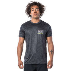 Camiseta Uv De Manga Corta Rip Curl Native De Ajuste Holgado - Negro - Wle9Fm