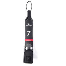 Rip Curl Regular 7Ft X 7Mm Surfboard Leash - Negro - Blexm1