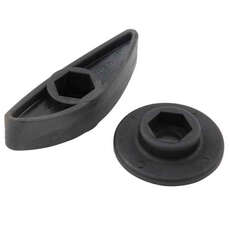 Allen Brothers A5229 Wing Nut & Bolt Retainer Kunststoff